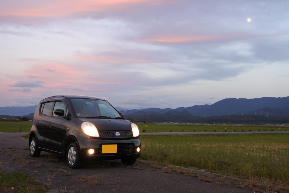 中古車　日産　モコ　試乗