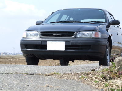 中古車　カルディナバン　納車前に運転