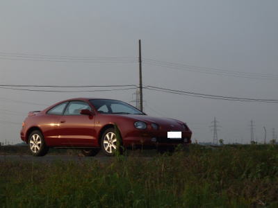 中古車　セリカ　試運転