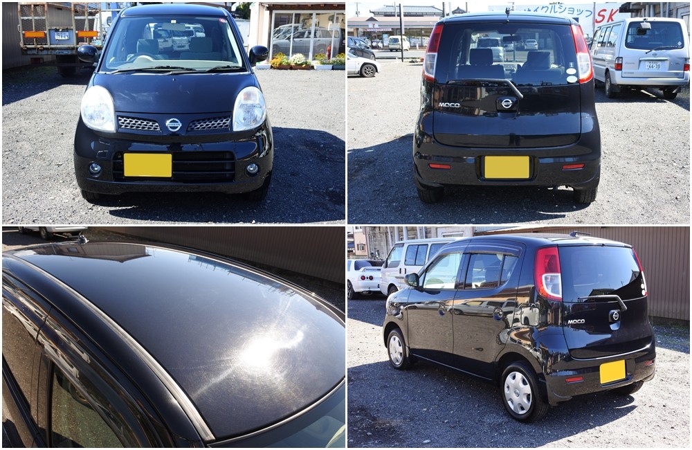 中古車　日産　モコ　黒