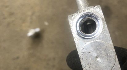 ハイゼットトラック　エアコン修理